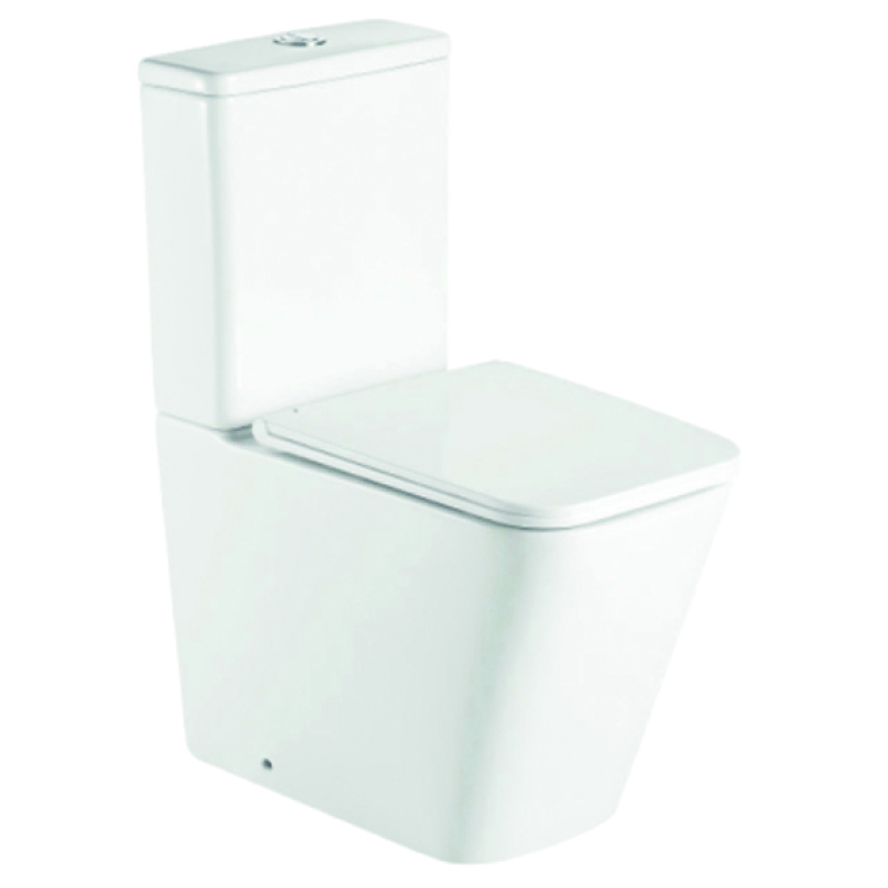 Унітаз-компакт Mixxus Premium Quadro-0402-R 675x390x855mm, система змиву RIMLESS (MP6458)