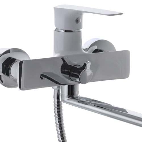 Змішувач для ванни Mixxus Premium EVA 006 EURO Білий (MI5813)