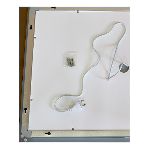 Дзеркало Mixxus Light MR01-80x60 (годинник, LED-підсвічування, антизапотівання) (MI5998)