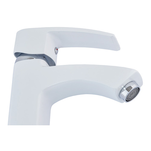 Змішувач для умивальника Mixxus Magnum 001 White-Chrome (MI6201)