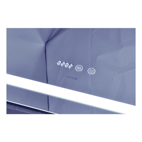 Дзеркало Mixxus Warm MR02-100x70 (годинник, LED-підсвічування, антизапотівання) (MI6002)