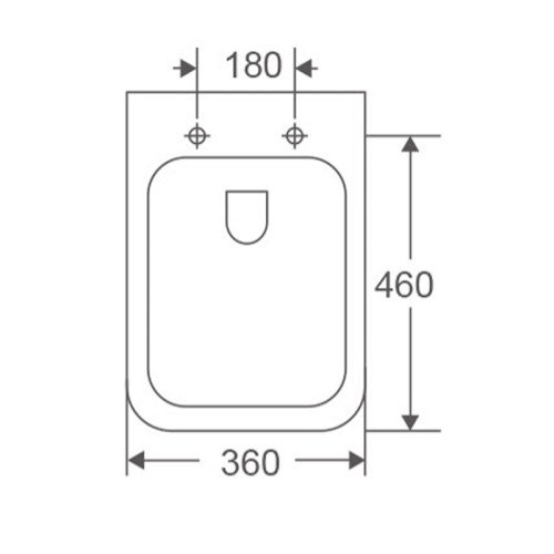 Унітаз підвісний Mixxus Premium Quadro-0302-R 530x360x365mm, система змиву Rimless (MP6454)