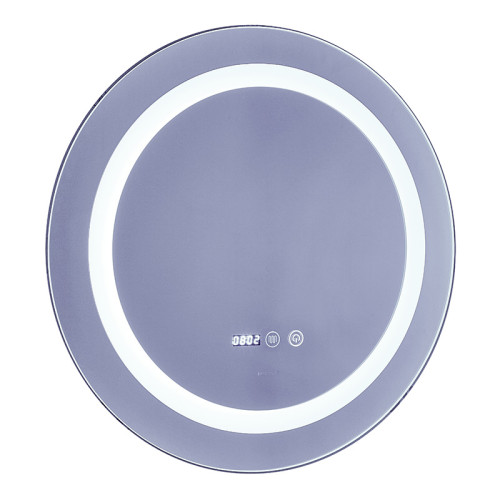Дзеркало Mixxus Plain MC02-60 (годинник, LED-підсвічування, антизапотівання) (MI6012)