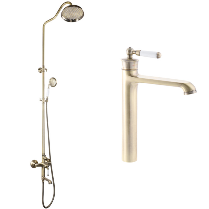 Набор 2в1 Mixxus Premium VINTAGE 009-J (MI2865) + Mixxus Premium VINTAGE 001 HIGH Бронзовый (MI2860)
