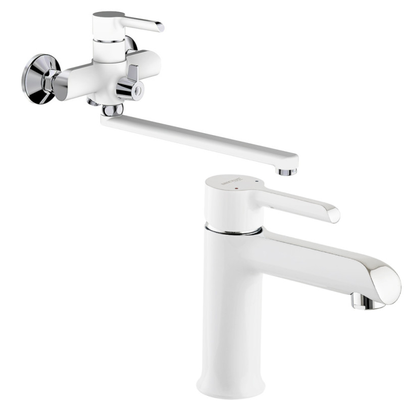 Набор 2в1 Mixxus PREMIUM EDEM 006 EURO (WHITE) (MI5846) + Mixxus Premium EDEM 001 (WHITE) (MI5843)