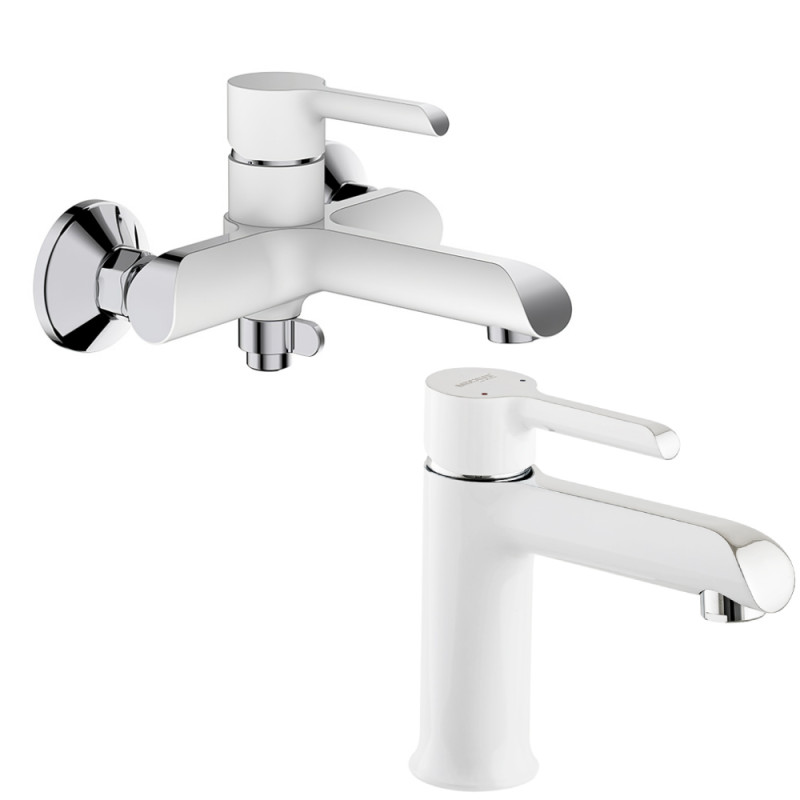 Набор 2в1 Mixxus PREMIUM EDEM 009 (WHITE) (MI5845) + Mixxus Premium EDEM 001 (WHITE) (MI5843)