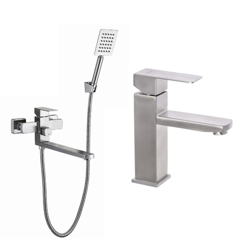 Набор 2в1 Mixxus KUB-007 (EURO) из нерж. стали SUS304 (MI6090) + Mixxus KUB-001 (SS2806)